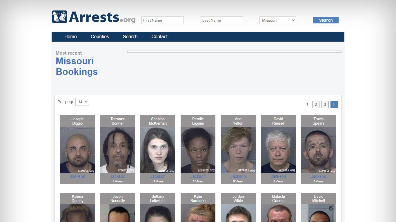 Missouri Arrests and Inmate Search